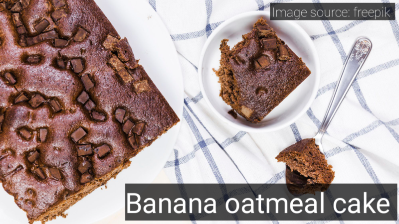 Banana oatmeal cake recipe | Mother’s day special