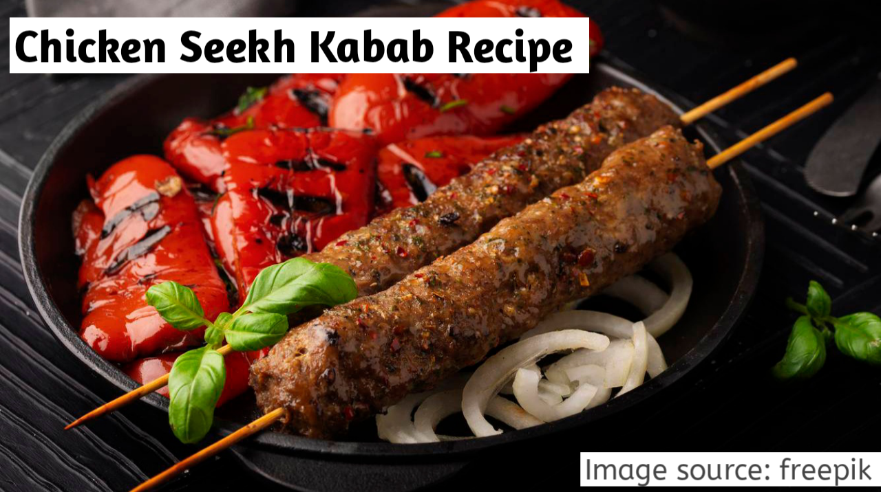 20 mins Indian Style Chicken Seekh Kabab Recipe