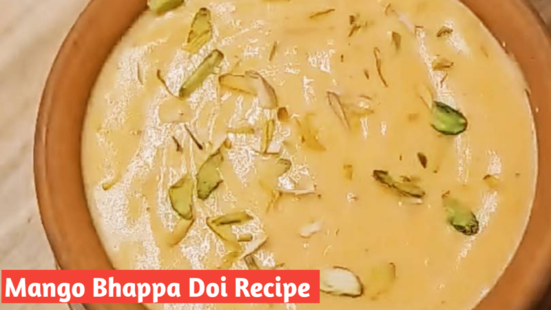 Bengali Mango Bhappa Doi Recipe Homemade