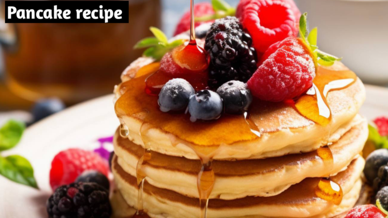 Homemade Pancake recipe without baking powder