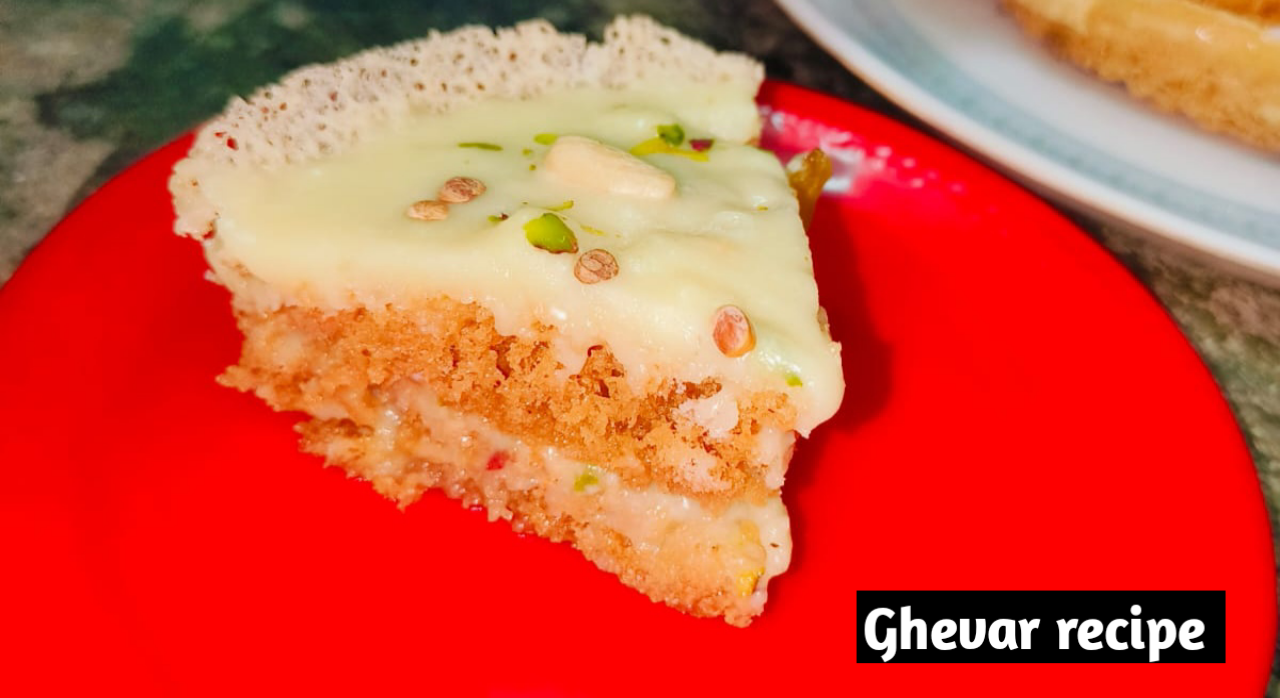 Ghevar recipe | Rajasthani sweet Ghevar