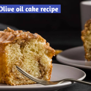 Vegan olive oil cake recipe