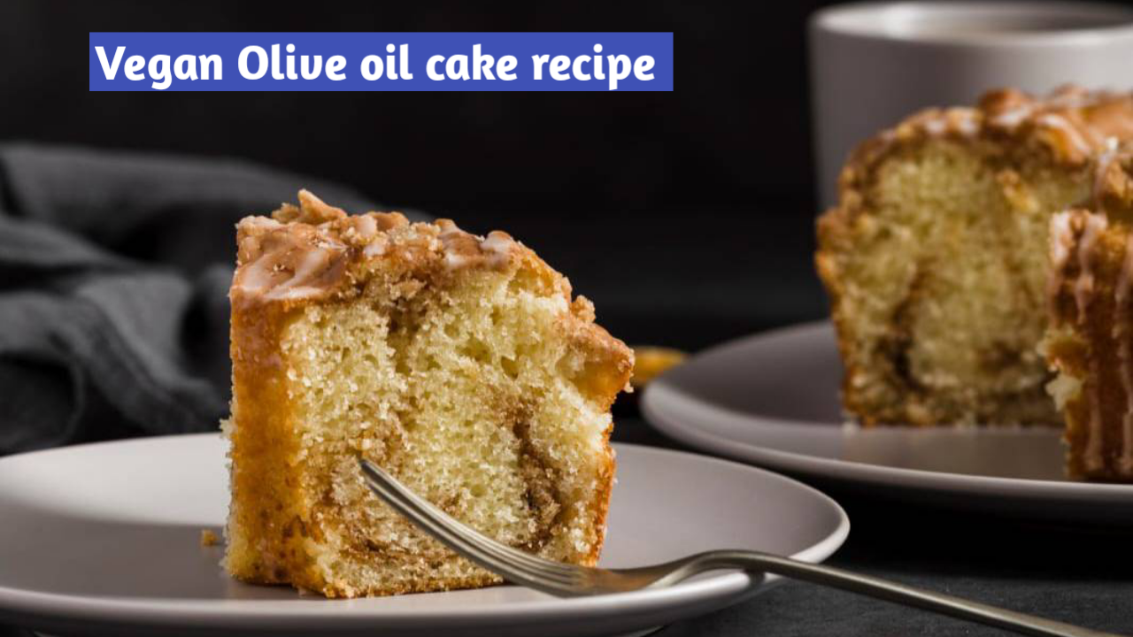 Vegan olive oil cake recipe