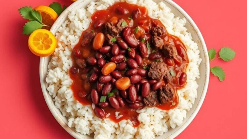 Quick red beans and rice recipe