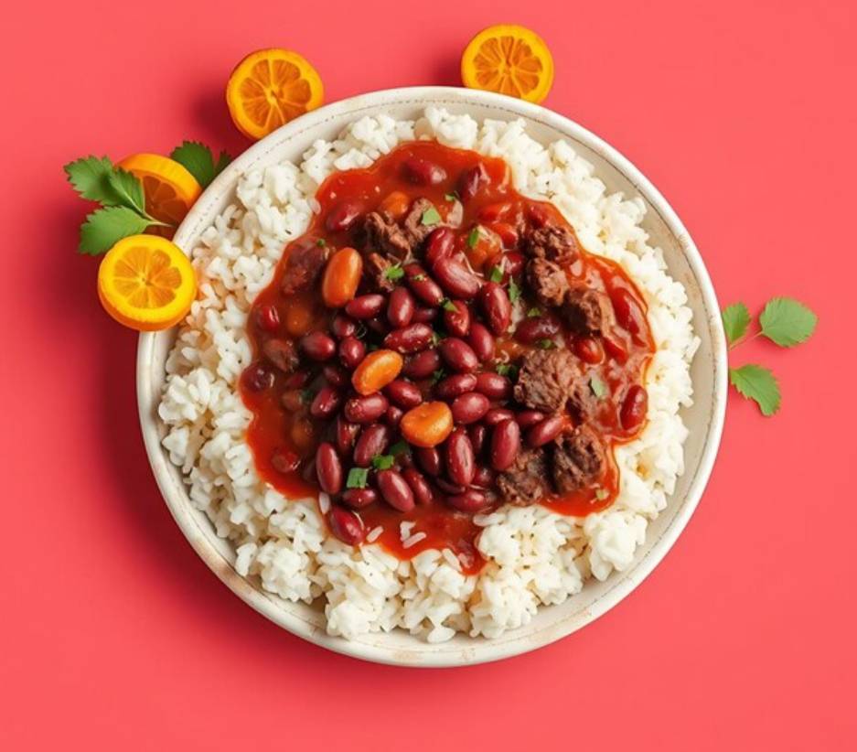 Quick red beans and rice recipe