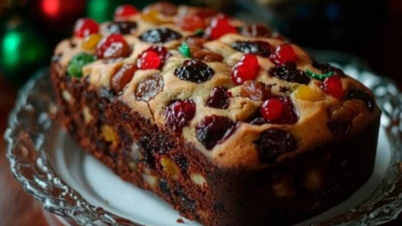 Traditional christmas fruit cake recipe 